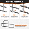 image:imageMockins Grille Guard Mounting Bracket Set for 2022Present Peterbilt 386 amp 587  Folding Front Bumper Guard Bracket Kit with Hardware  Galvanized Iron amp Stainless Steel Semi Truck Deer Guard MountsPeterbilt 386  587  0612