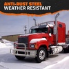 image:imageMockins Grille Guard Mounting Bracket Set for 2022Present Peterbilt 386 amp 587  Folding Front Bumper Guard Bracket Kit with Hardware  Galvanized Iron amp Stainless Steel Semi Truck Deer Guard MountsMack Pinnacle 0714