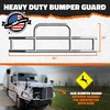 image:imageMockins Grille Guard Mounting Bracket Set for 2022Present Peterbilt 386 amp 587  Folding Front Bumper Guard Bracket Kit with Hardware  Galvanized Iron amp Stainless Steel Semi Truck Deer Guard MountsMack Pinnacle 0714