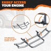 image:imageMockins Grille Guard Mounting Bracket Set for 2022Present Peterbilt 386 amp 587  Folding Front Bumper Guard Bracket Kit with Hardware  Galvanized Iron amp Stainless Steel Semi Truck Deer Guard MountsPeterbilt 386  587  0612