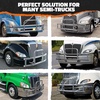 image:imageMockins Grille Guard Mounting Bracket Set for 2022Present Peterbilt 386 amp 587  Folding Front Bumper Guard Bracket Kit with Hardware  Galvanized Iron amp Stainless Steel Semi Truck Deer Guard MountsFreightliner Cascadia 0717
