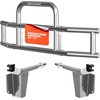 image:imageMockins Grille Guard Mounting Bracket Set for 2022Present Peterbilt 386 amp 587  Folding Front Bumper Guard Bracket Kit with Hardware  Galvanized Iron amp Stainless Steel Semi Truck Deer Guard MountsFreightliner Cascadia 0717