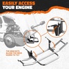 image:imageMockins Grille Guard Mounting Bracket Set for 2022Present Peterbilt 386 amp 587  Folding Front Bumper Guard Bracket Kit with Hardware  Galvanized Iron amp Stainless Steel Semi Truck Deer Guard MountsFreightliner Cascadia 0717