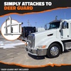 image:imageMockins Grille Guard Mounting Bracket Set for 2022Present Peterbilt 386 amp 587  Folding Front Bumper Guard Bracket Kit with Hardware  Galvanized Iron amp Stainless Steel Semi Truck Deer Guard MountsPeterbilt 386  587  0612
