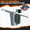 image:imageMockins Grille Guard Mounting Bracket Set for 2022Present Peterbilt 386 amp 587  Folding Front Bumper Guard Bracket Kit with Hardware  Galvanized Iron amp Stainless Steel Semi Truck Deer Guard MountsFreightliner Cascadia 0717