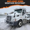 image:imageMockins Grille Guard Mounting Bracket Set for 2022Present Peterbilt 386 amp 587  Folding Front Bumper Guard Bracket Kit with Hardware  Galvanized Iron amp Stainless Steel Semi Truck Deer Guard MountsFreightliner Cascadia 0717