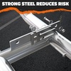image:imageMockins Grille Guard Mounting Bracket Set for 2022Present Peterbilt 386 amp 587  Folding Front Bumper Guard Bracket Kit with Hardware  Galvanized Iron amp Stainless Steel Semi Truck Deer Guard MountsPeterbilt 386  587  19