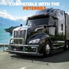 image:imageMockins 75 Ft Stainless Steel Front Bumper Guard for Trucks amp Mounting Bracket Compatible with 2022Present Peterbilt 386 amp 587  90 Grille Guard amp Folding Brackets  Semi Truck Bumper Protector Set