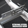 image:imageMockins 75 Ft Stainless Steel Front Bumper Guard for Trucks amp Mounting Bracket Compatible with 2022Present Peterbilt 386 amp 587  90 Grille Guard amp Folding Brackets  Semi Truck Bumper Protector Set