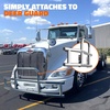 image:imageMockins 75 Ft Stainless Steel Front Bumper Guard for Trucks amp Mounting Bracket Compatible with 2022Present Peterbilt 386 amp 587  90 Grille Guard amp Folding Brackets  Semi Truck Bumper Protector Set