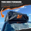 image:imageMockins 40 CuFt XXL Car Roof Bag 72x48x20 SoftShell 840D wAccessories  Waterproof Rooftop Cargo Carrier for Top of Vehicle  Car Top Carrier Without Roof Rack for Car Truck SUV Van amp RV