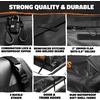 image:imageMockins 40 CuFt XXL Car Roof Bag 72x48x20 SoftShell 840D wAccessories  Waterproof Rooftop Cargo Carrier for Top of Vehicle  Car Top Carrier Without Roof Rack for Car Truck SUV Van amp RV