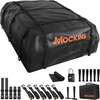 image:imageMockins 40 CuFt XXL Car Roof Bag 72x48x20 SoftShell 840D wAccessories  Waterproof Rooftop Cargo Carrier for Top of Vehicle  Car Top Carrier Without Roof Rack for Car Truck SUV Van amp RV