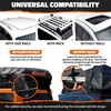 image:imageMockins 40 CuFt XXL SoftShell Car Roof Bag 72x48x20 with Accessories  Waterproof Rooftop Cargo Carrier for Top of Vehicle  Car Top Carrier Without Roof Rack for Car Truck SUV Van amp RV40 Cubic Feet