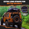 image:imageMockins 40 CuFt XXL SoftShell Car Roof Bag 72x48x20 with Accessories  Waterproof Rooftop Cargo Carrier for Top of Vehicle  Car Top Carrier Without Roof Rack for Car Truck SUV Van amp RV30 Cubic Feet