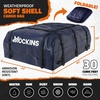 image:imageMockins 40 CuFt XXL SoftShell Car Roof Bag 72x48x20 with Accessories  Waterproof Rooftop Cargo Carrier for Top of Vehicle  Car Top Carrier Without Roof Rack for Car Truck SUV Van amp RV30 Cubic Feet