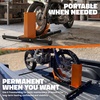 image:imageMockins Motorcycle Wheel Chock amp Motorcycle Front Stand for Up to 65 Tire  Heavy Duty Wheel Chocks for Trailer  Truck Bed amp Garage Use  337 Wide Base  Cruiser Sport amp Dirt Bike Wheel Stand