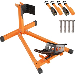 image:imageMockins Adjustable Motorcycle Wheel Chock for Trailer Truck Bed amp Garage  1500Lb Cap Motorcycle Wheel Stand for 16 to 25 Tall Tires  14Stage Positions  Waterproof Steel Motor Bike Stand amp Straps