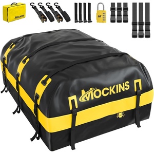 image:imageMockins 20 Cu Ft Yellow Heavy Duty SoftShell Waterproof Rooftop Cargo Bag